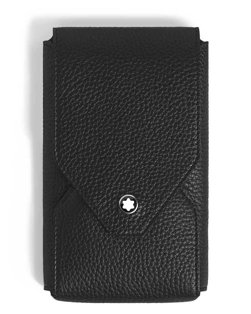 Montblanc Etui Montblanc Envelope für 4 Schreibgerät - Schwarz - Leder - MB223333 - Schreibgeräteetuis Schwarz