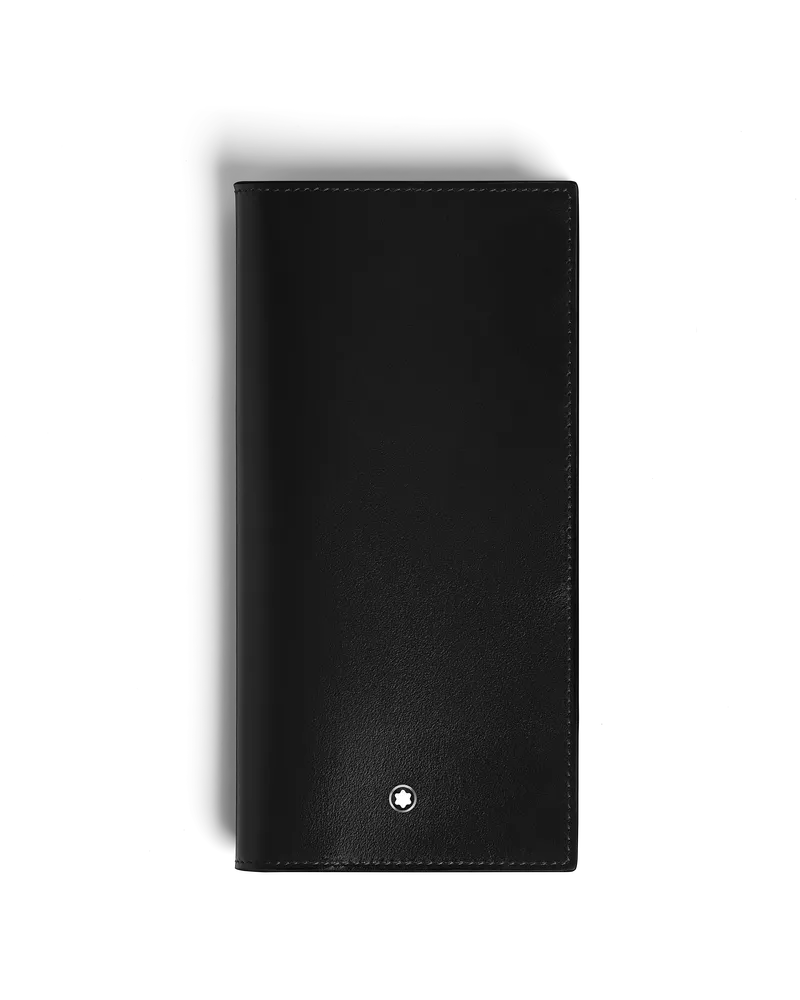 Montblanc Längliche Brieftasche 6 cc aus Meisterstück Leder - Tintenblau/Schwarz - Leder - MB222496 - Brieftaschen Tintenblau