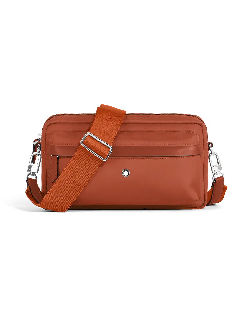 Montblanc Umhängetasche Montblanc Panorama - Bauxite - Stoff und Leder - MB222911 - Messenger Bags Bauxite