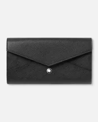 Montblanc Sartorial Kontinentale Brieftasche Schwarz