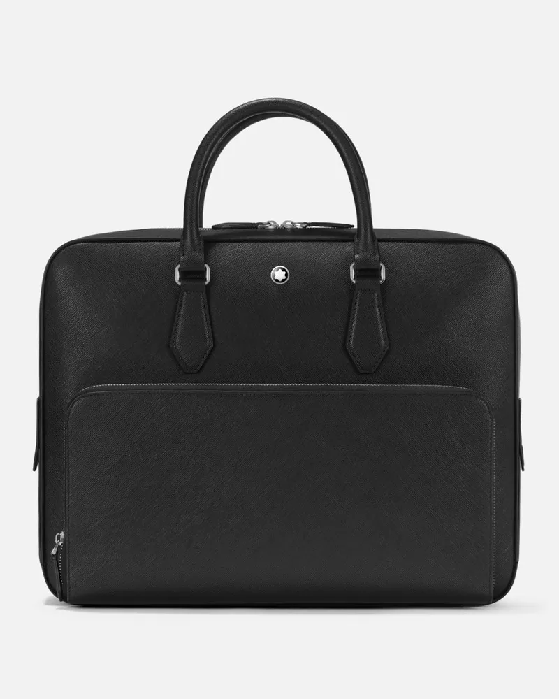 Montblanc Sartorial Dokumententasche Mittelgroß Mit Einem Fach - Aktentaschen - Schwarz Schwarz