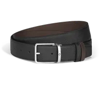 Wendbarer Everyday Gürtel mm aus Sartorial Leder (160 cm) - Ebenholz - MB222453 - Gürtel
