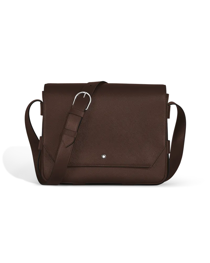 Montblanc Messenger Bag aus Sartorial Leder - Ebenholz - Leder - MB222931 - Messenger Bags Ebenholz