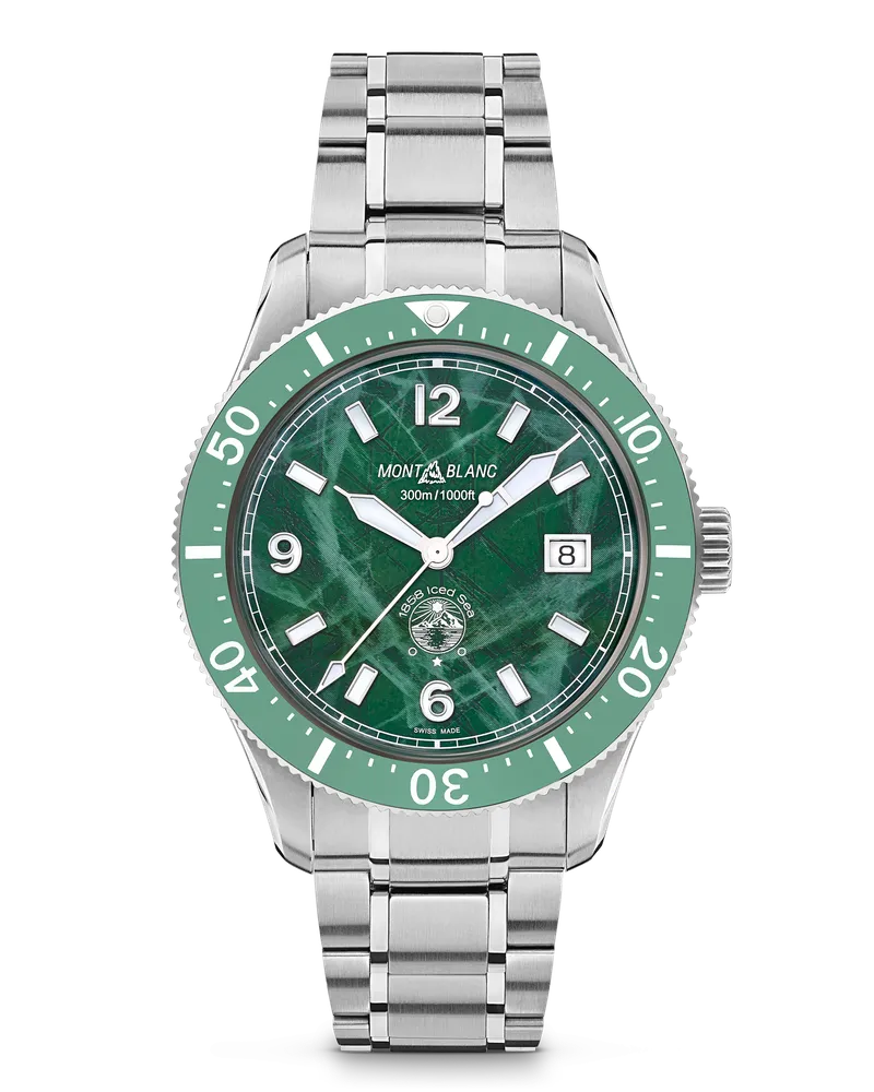 Montblanc Montblanc Iced Sea Automatic Date - Grün - Stahl - Keramik - MB129373 - Uhr Grün