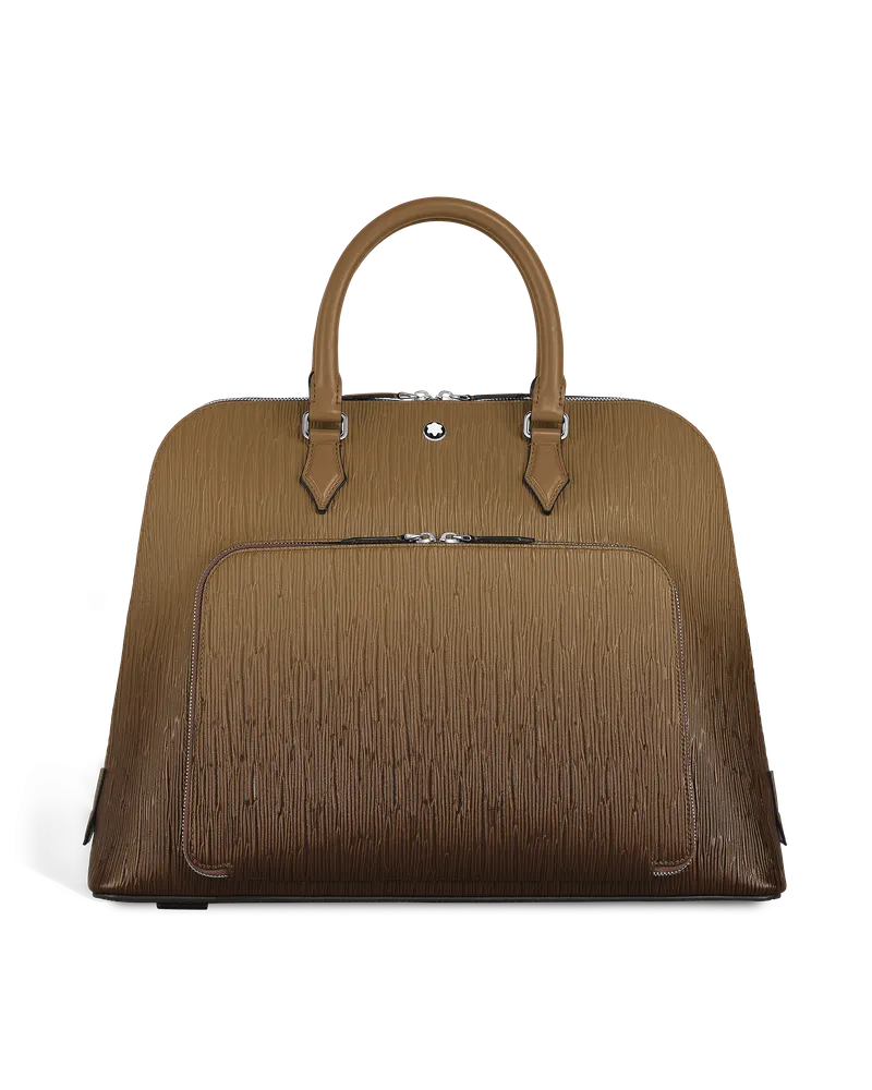 Montblanc Writing Traveler Handtasche - Sandfarben - Leder - MB220266 - Tragetaschen Sandfarben