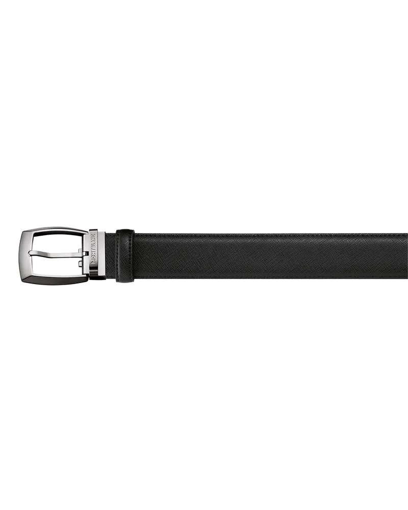 Montblanc Gürtel aus Leder in Schwarz, 35 mm - Schwarz - MB112408 - Gürtel Schwarz