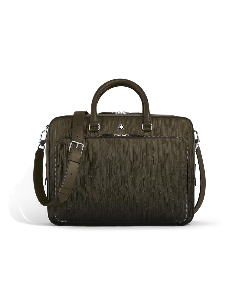 Montblanc Schreibmappe für Reisende mit Sfumato-Effekt - Khaki - Leder - MB220267 - Aktentaschen Khaki