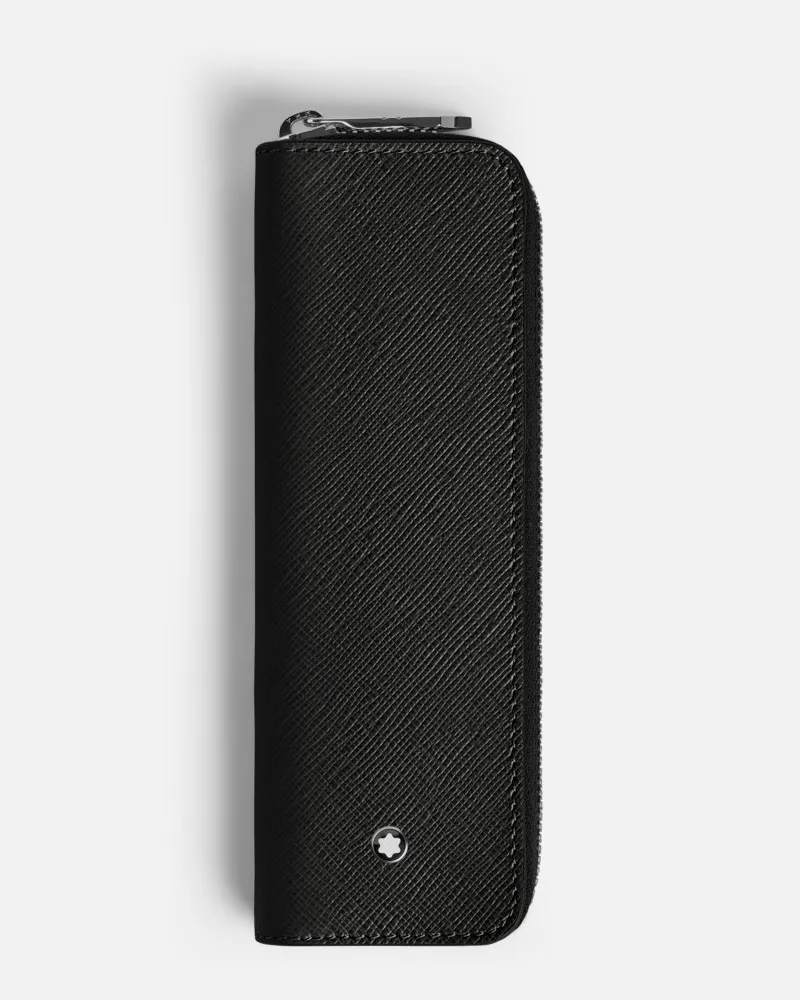 Montblanc Sartorial Etui Für 1 Schreibgeräte Mit Reißverschluss - Stifteetuis - Schwarz Schwarz