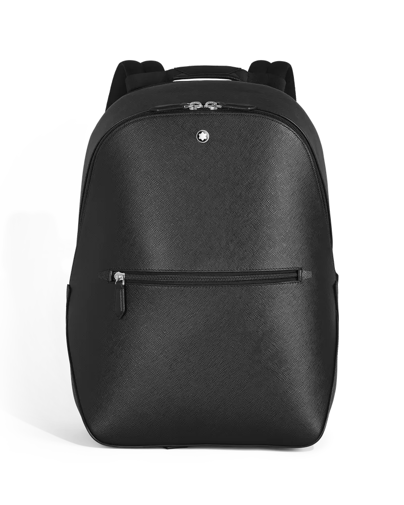 Montblanc Kleiner Rucksack aus Sartorial Leder - Schwarz - Leder - MB130277 - Rucksäcke Schwarz