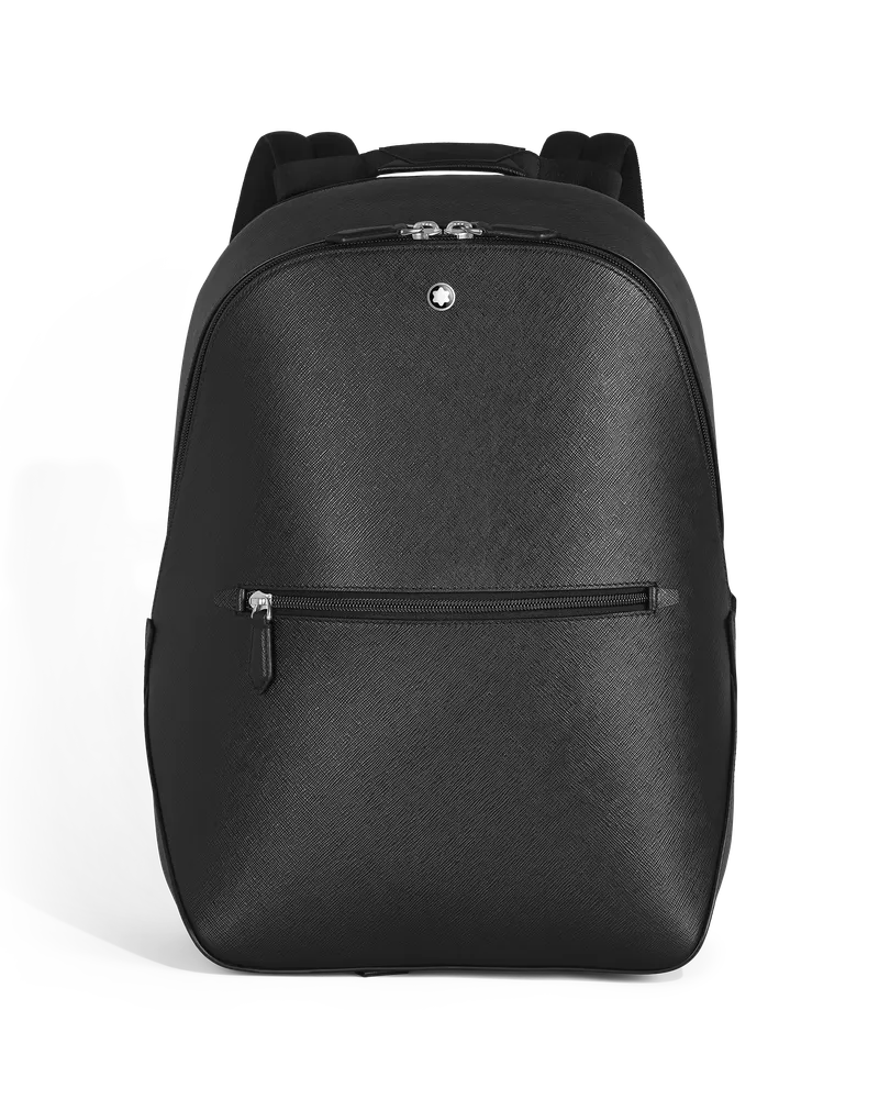Montblanc Kleiner Rucksack aus Sartorial Leder - Schwarz - Leder - MB130277 - Rucksäcke Schwarz