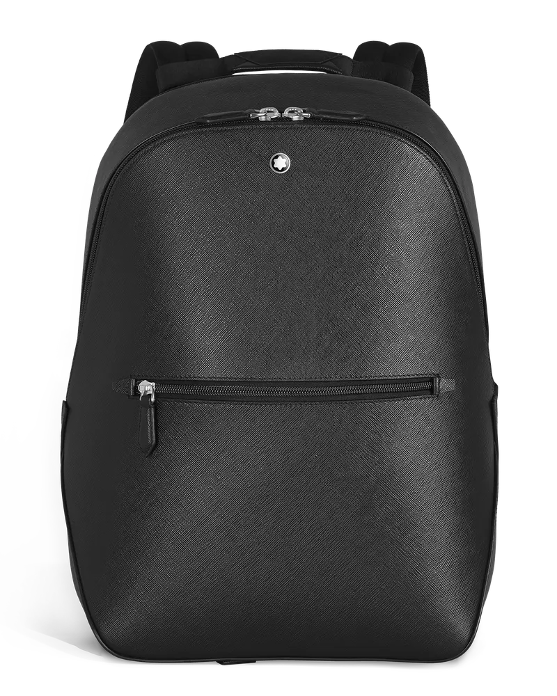 Montblanc Kleiner Rucksack aus Sartorial Leder - Schwarz - Leder - MB130277 - Rucksäcke Schwarz