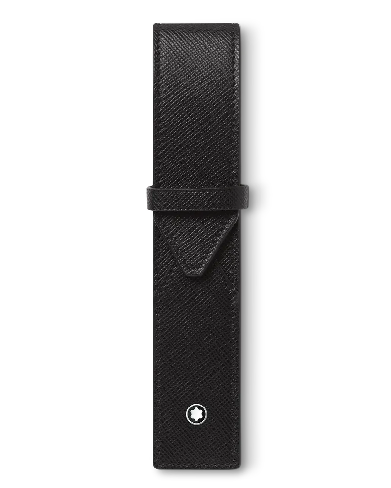 Montblanc Sartorial Etui für 1 Schreibgerät - Schwarz - Leder - MB130750 - Schreibgeräteetuis Schwarz