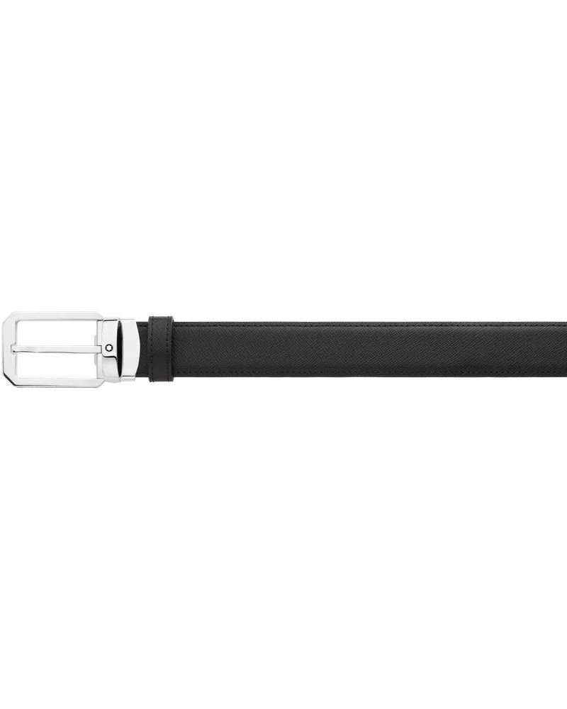 Montblanc Gürtel aus wendbarem Leder in Schwarz/Braun, 30 mm - Schwarz | Braun - Leder - MB128759 - Gürtel Schwarz