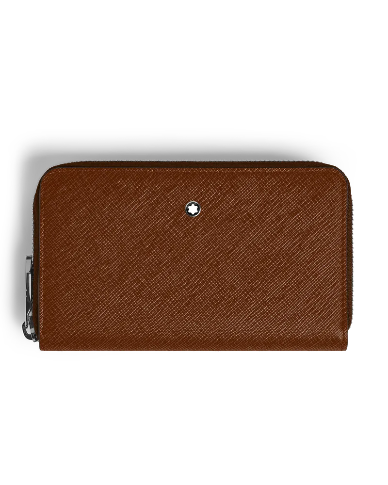Montblanc Mittelgroße Sartorial Brieftasche 12 cc mit Reißverschluss - Rehbraun - Leder - MB220360 - Brieftaschen Rehbraun