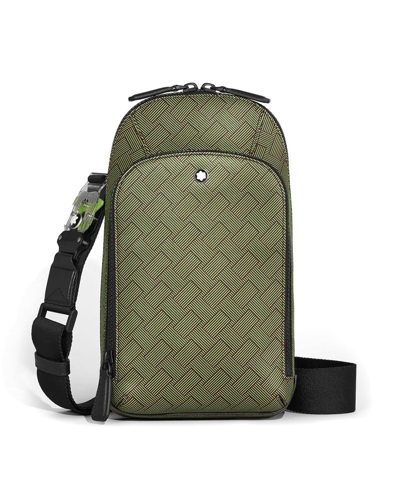 Montblanc M-Lock On-Body-Tasche Mittelgroß - Lindgrün - Leder - MB199393 - Sling Bags Lindgrün