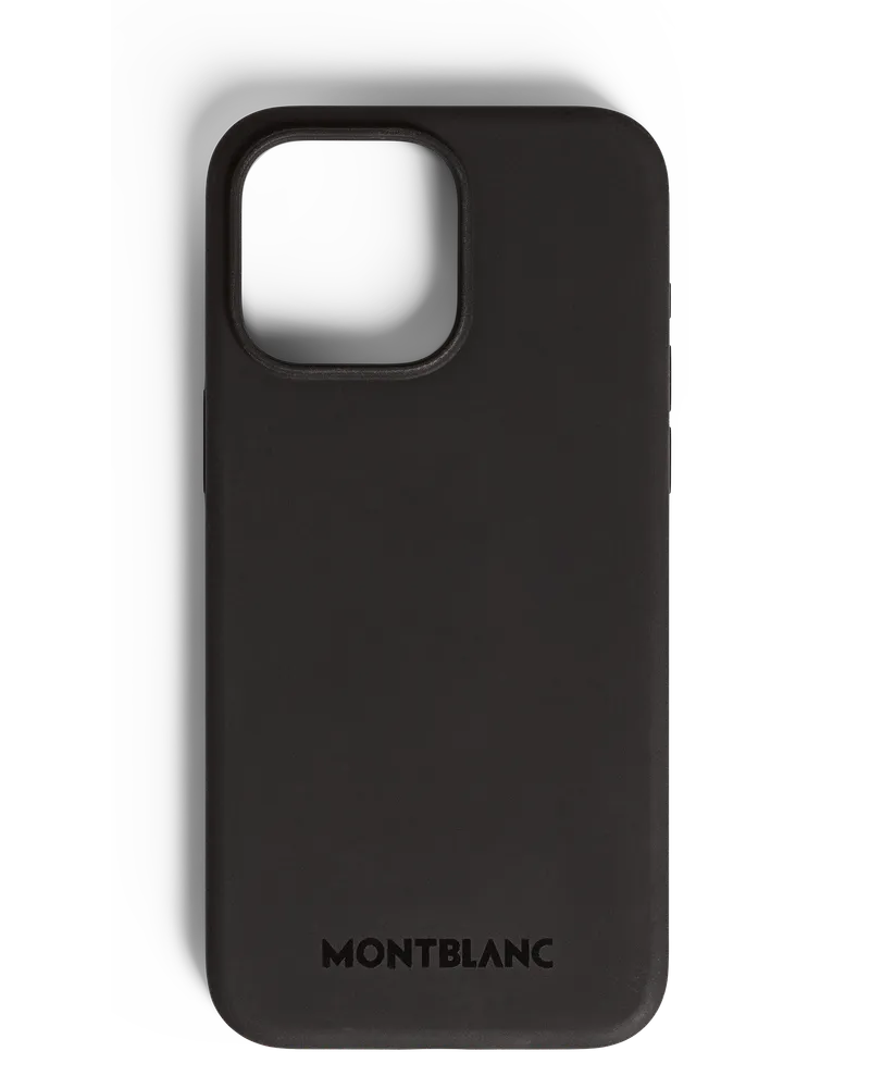 Montblanc Selection Hard Phone Case für das Apple iPhone 16 Pro Max MagSafe - Schwarz - Silicone - MB198882 - Telefonetuis & Telefonhüllen Schwarz