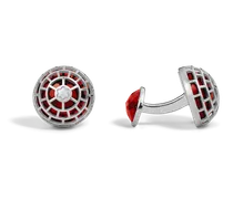 Meisterstück Manschettenknöpfe mit Jaspis - Red - Edelstahl - MB133791 - Cufflinks