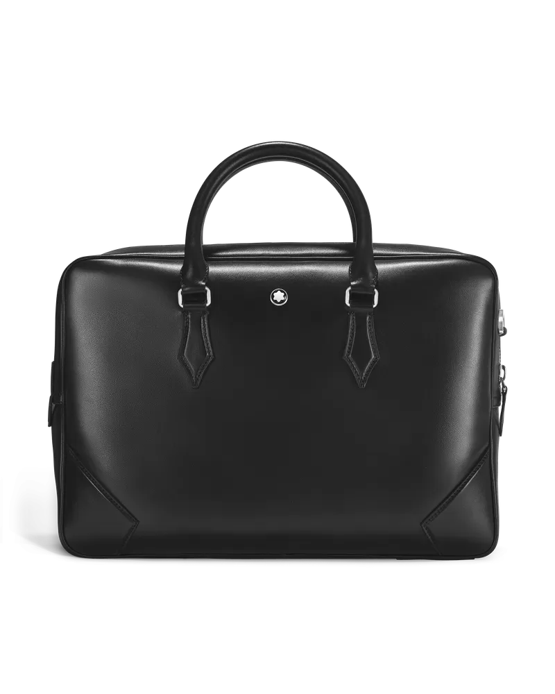 Montblanc Mittelgroße Schreibmappe aus Meisterstück Leder - Schwarz - Leder - MB129664 - Dokumententaschen Schwarz