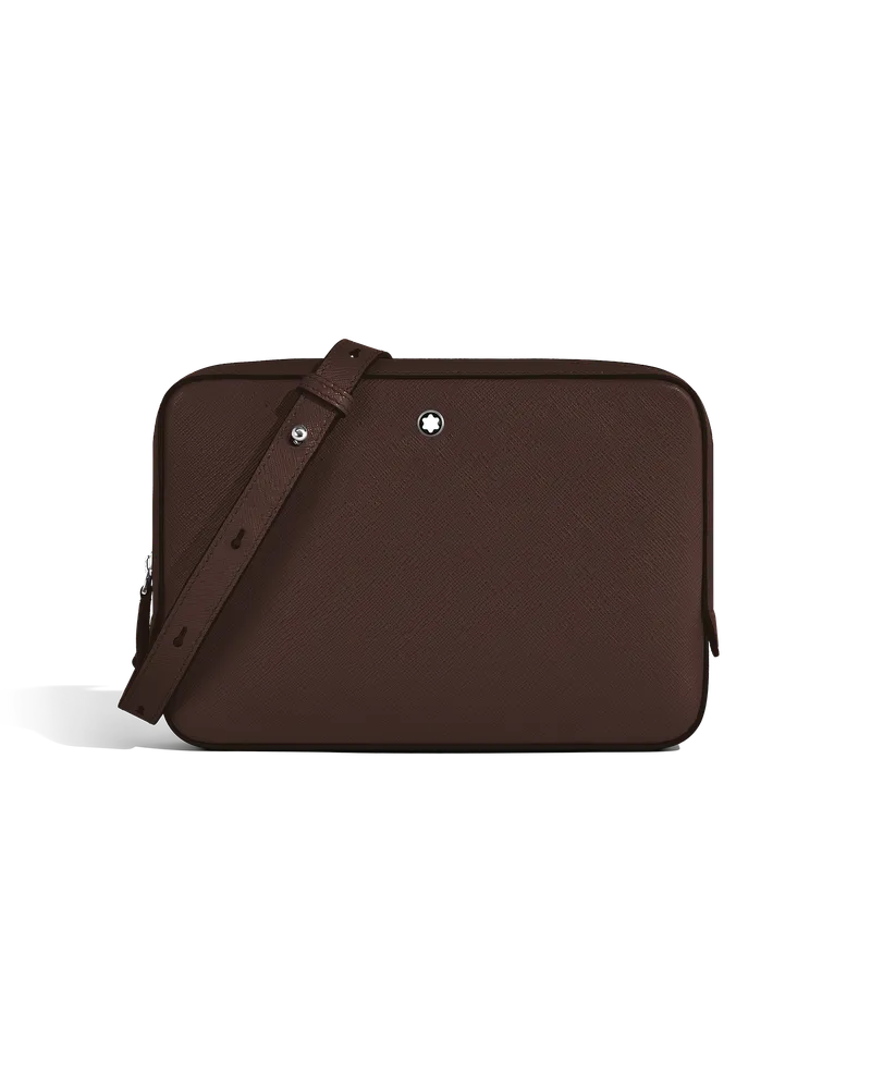 Montblanc Kleine Umhängetasche aus Sartorial Leder - Ebenholz - Leder - MB223935 - Messenger Bags Ebenholz