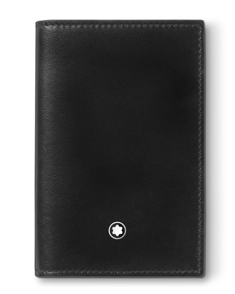 Montblanc Meisterstück Kartenetui 2 cc - Schwarz - Leder - MB198320 - Kartenetuis Schwarz
