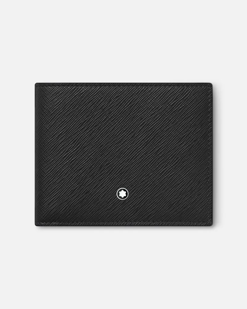 Montblanc Montblanc Sartorial Brieftasche 6 Cc - Kreditkartenetuis - Schwarz Schwarz