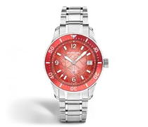 Montblanc Iced Sea Automatic Date 0 Oxygen Limited Edition - 300 Exemplare - Coral colour - STAHL, ALUMINIUM - MB135762 - Uhr