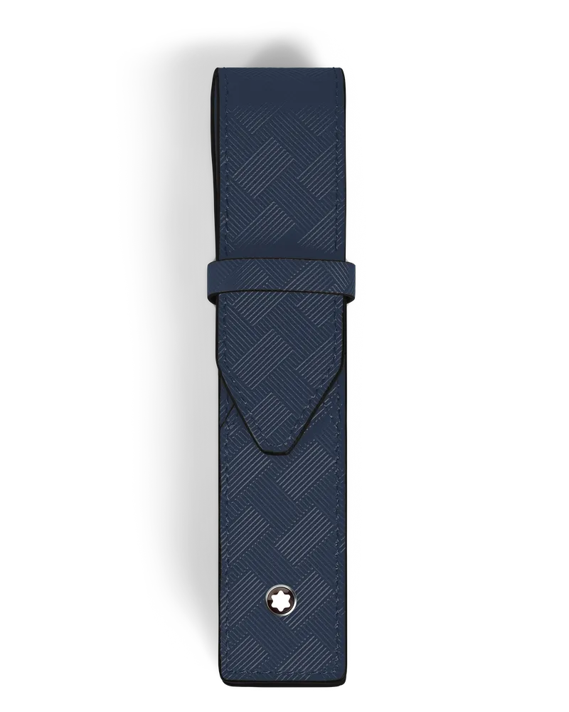 Montblanc Extreme 3.0 Etui für ein Schreibgerät - Tintenblau - Leder - MB220009 - Schreibgeräteetuis Tintenblau
