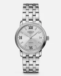 Montblanc Tradition Automatic Date 32 Mm Silber