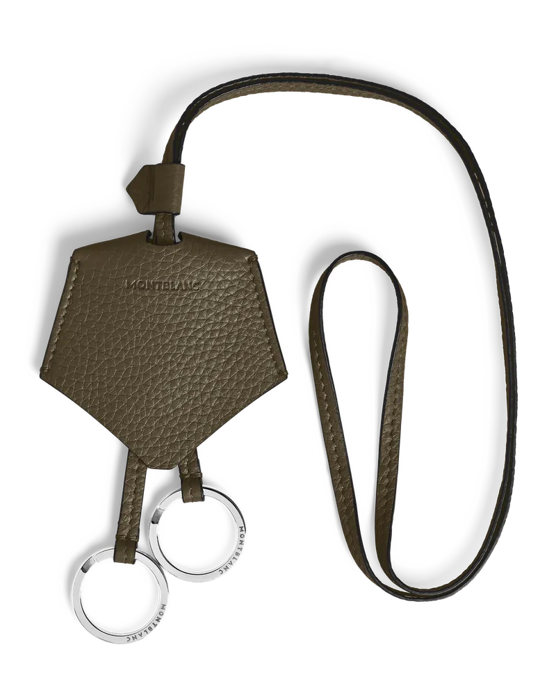 Montblanc Schlüsselanhänger aus Grain Leder - Khaki - Leder - MB221831 - Schlüsselringe & Schlüsseletuis Khaki