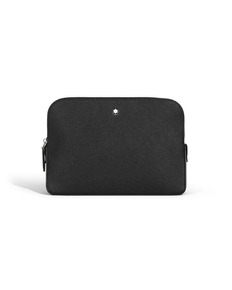Montblanc Große Reisetasche aus Sartorial Leder - Schwarz - Leder - MB223225 - Taschenaccessoires Schwarz