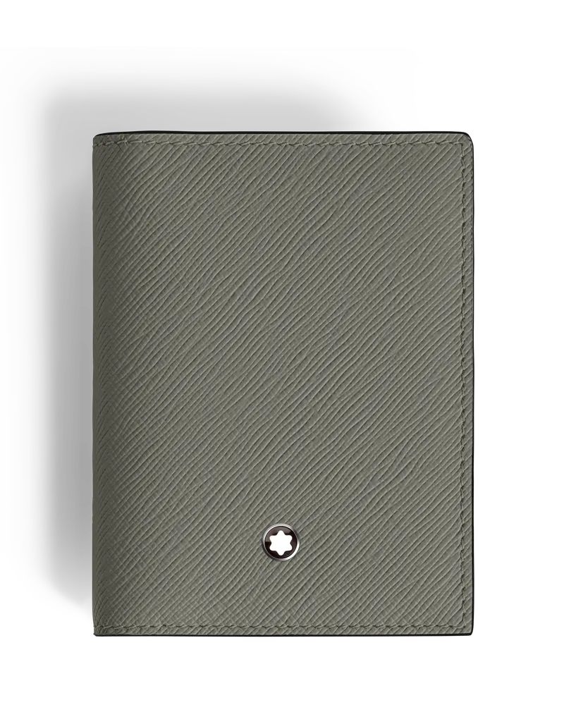 Montblanc Sartorial Kartenetui 4 cc - Mittelgrau - Leder - MB199378 - Kartenetuis Mittelgrau