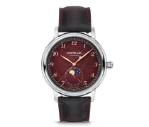 Montblanc Star Legacy Moonphase 1786 Exemplare - Burgunderrot - Stahl - MB133244 - Uhr