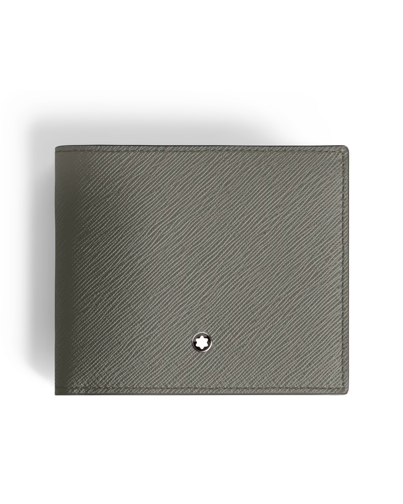 Montblanc Sartorial Brieftasche 8 cc - Mittelgrau - Leder - MB199370 - Brieftaschen Mittelgrau