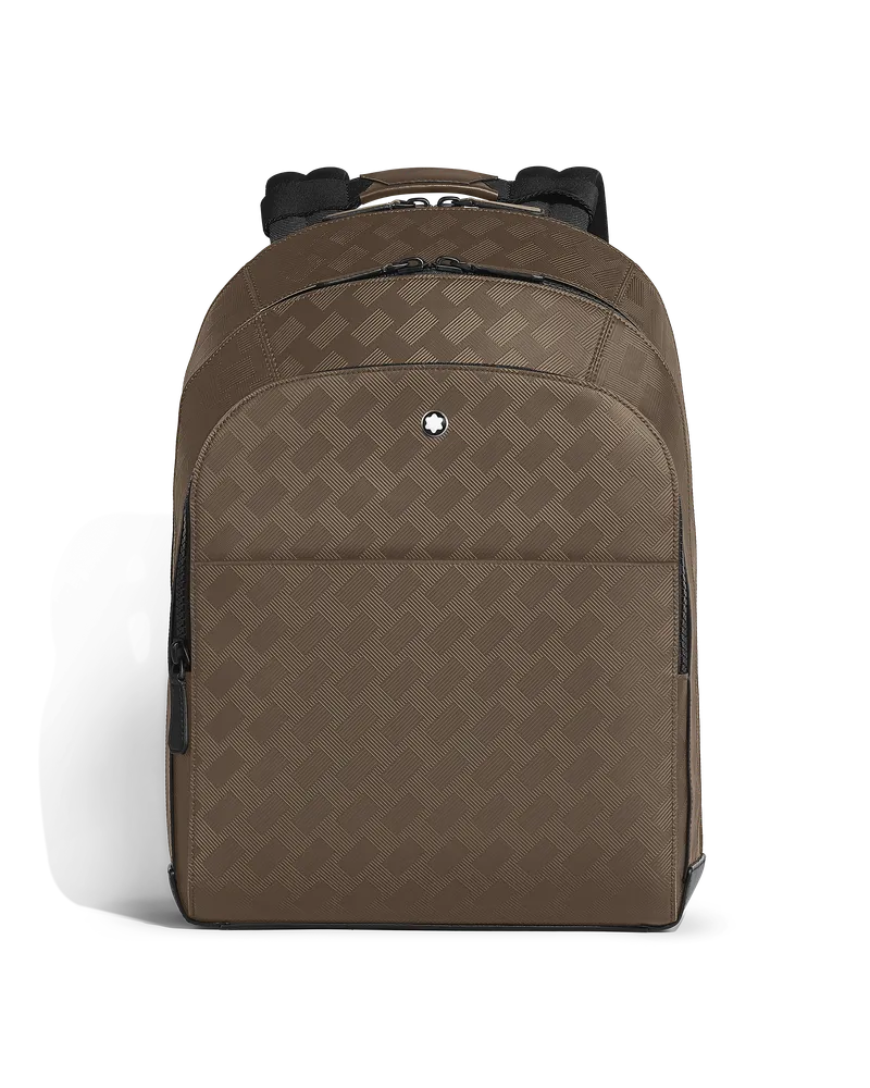 Montblanc Extreme 3.0 Rucksack groß mit 3 Hauptfächern - Haselnussbraun - Leder - MB221098 - Rucksäcke Haselnussbraun