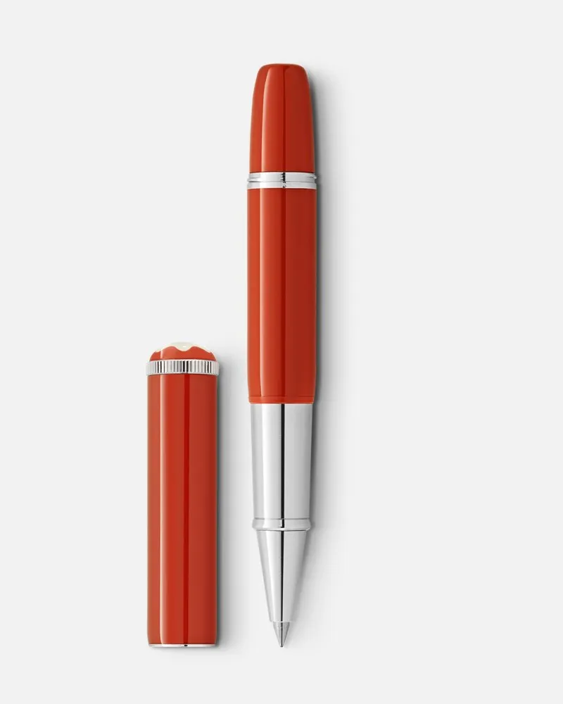 Montblanc Montblanc Heritage Rouge Et Noir „baby“ Special Edition Coral-coloured Rollerball - Rollerball 