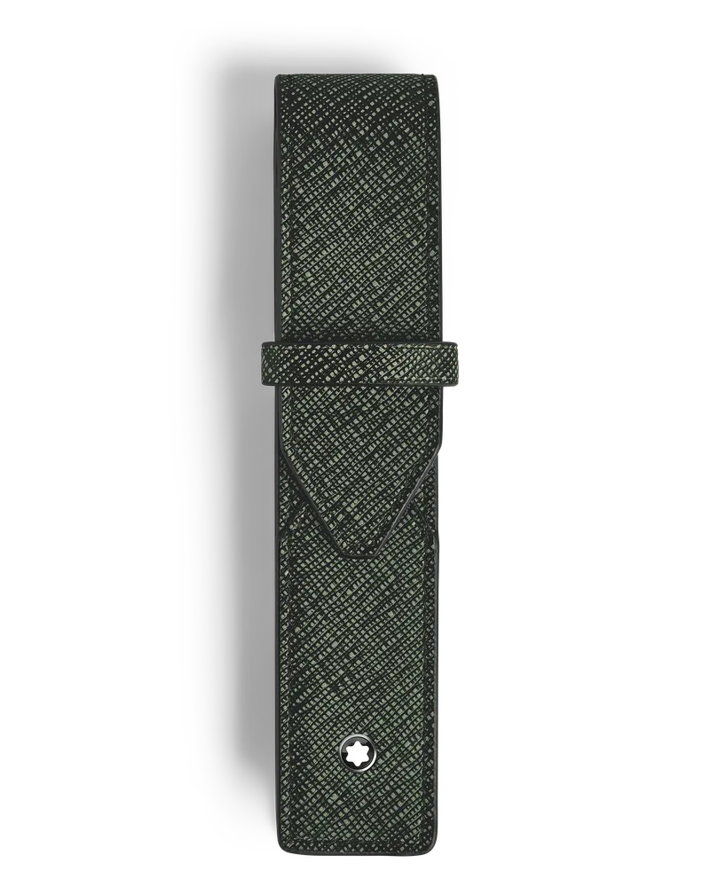 Montblanc Sartorial Etui für 1 Schreibgerät - Khaki - Leder - MB220353 - Schreibgeräteetuis Khaki