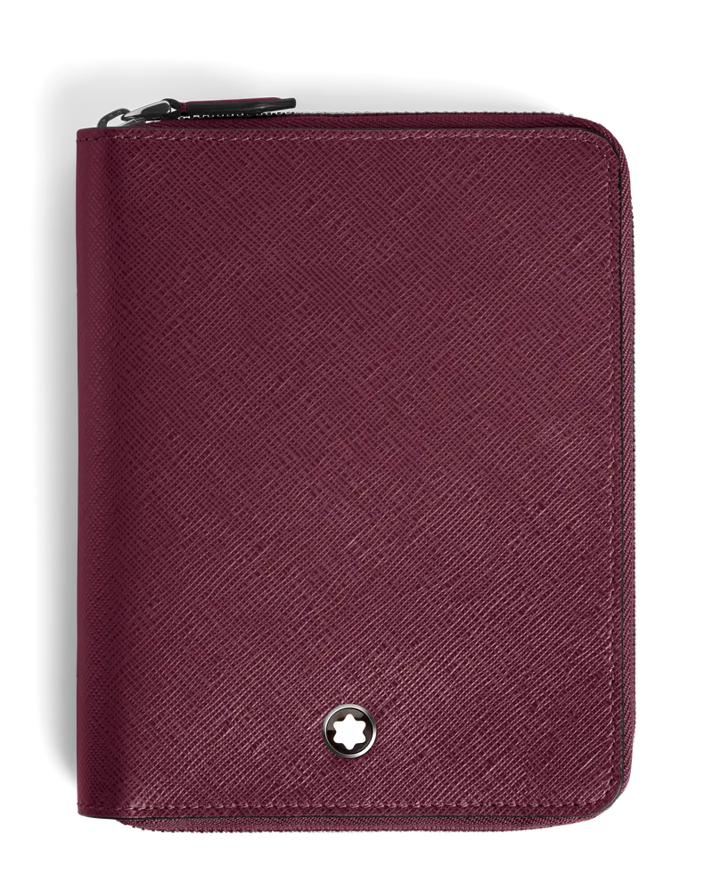 Montblanc Sartorial Etui für 5 Schreibgerät mit Reißverschluss - Cassis - Leder - MB199384 - Schreibgeräteetuis Cassis