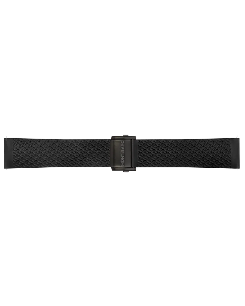 Montblanc Sportarmband aus Kautschuk in Schwarz - Schwarz - MB127735 - Smart Armbänder Schwarz