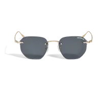 Runde Sonnenbrille mit goldfarbenem Metallrahmen - Gold - Metall - MB135572 - Sonnenbrillen