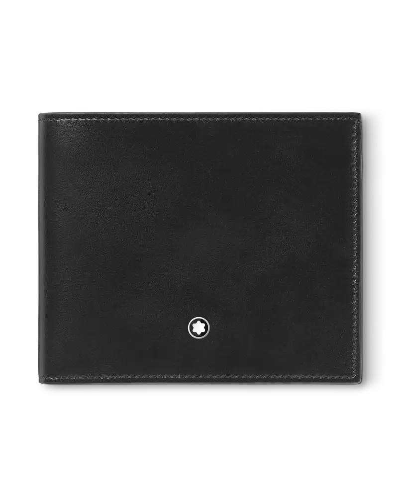 Montblanc Meisterstück Brieftasche 8 cc - Schwarz - Leder - MB198310 - Brieftaschen Schwarz