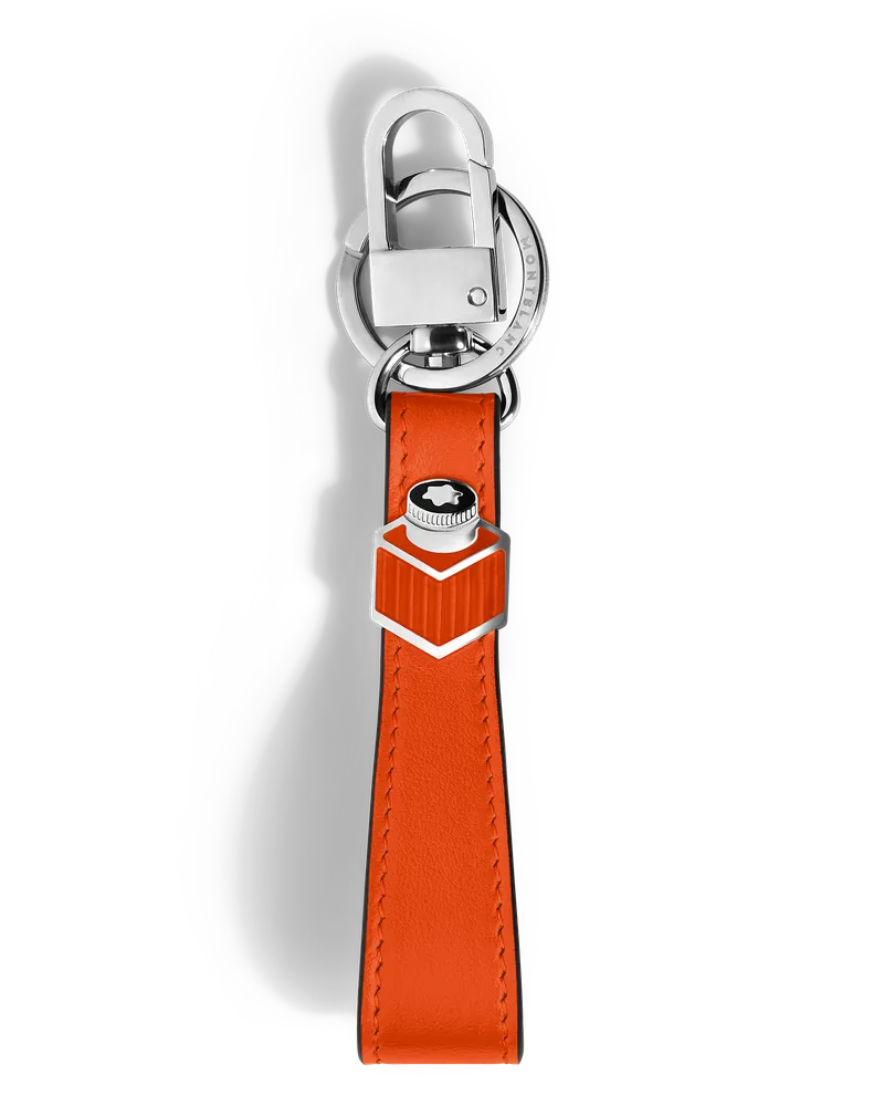 Montblanc Schlüsselanhänger Inkwell aus Meisterstück Leder - Orange - Leder - MB220296 - Schlüsselringe & Schlüsseletuis Orange
