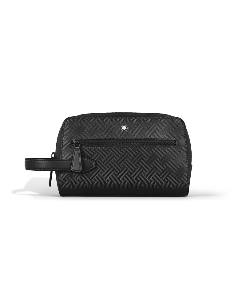 Montblanc Kosmetik-Clutch aus Extreme Leder - Schwarz - Leder - MB221610 - Kulturtaschen Schwarz