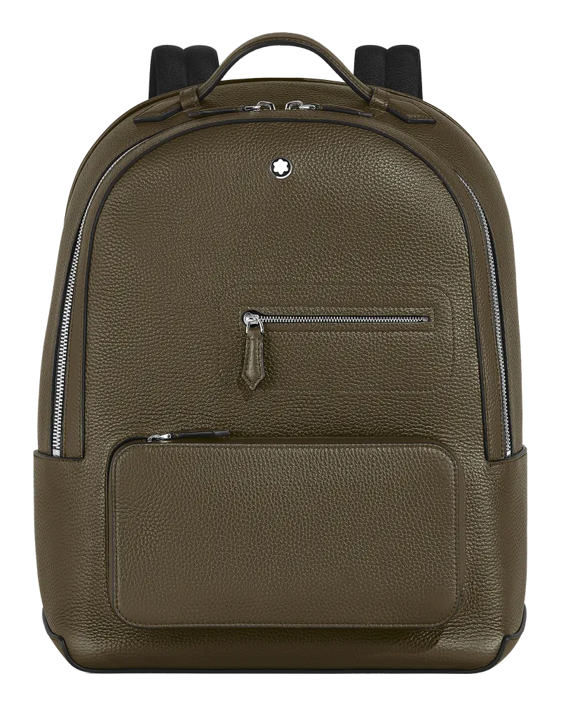 Montblanc Rucksack - Khaki - Leder - MB220194 - Rucksäcke Khaki