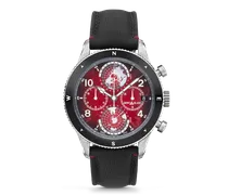 Montblanc 1858 Geosphere Chronograph 0 Oxygen Limited Edition - 290 Exemplare - Red - TITAN, KERAMIK - MB132303 - Uhr