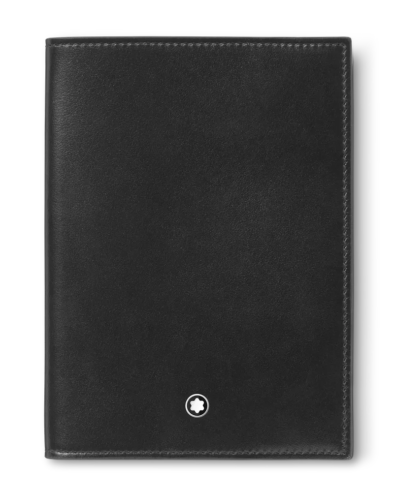 Montblanc Meisterstück Passetui - Schwarz - Leder - MB198333 - Passetuis Schwarz