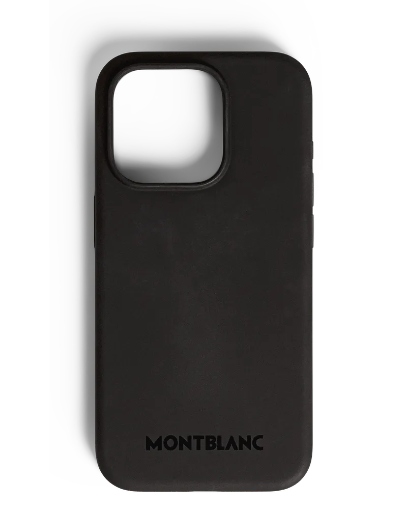 Montblanc Selection Hard Phone Case für das Apple iPhone 16 Pro MagSafe - Schwarz - Silicone - MB198881 - Telefonetuis & Telefonhüllen Schwarz