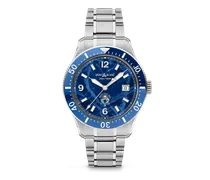 Montblanc 1858 Iced Sea Automatic Date - Blau - Stahl - Keramik - MB129369 - Uhr