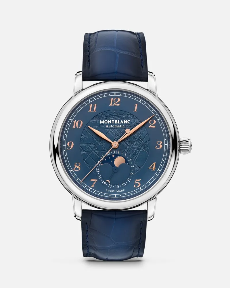 Montblanc Montblanc Star Legacy Moonphase 42 Mm - 1786 Exemplare - Armbanduhren - Blau Blau