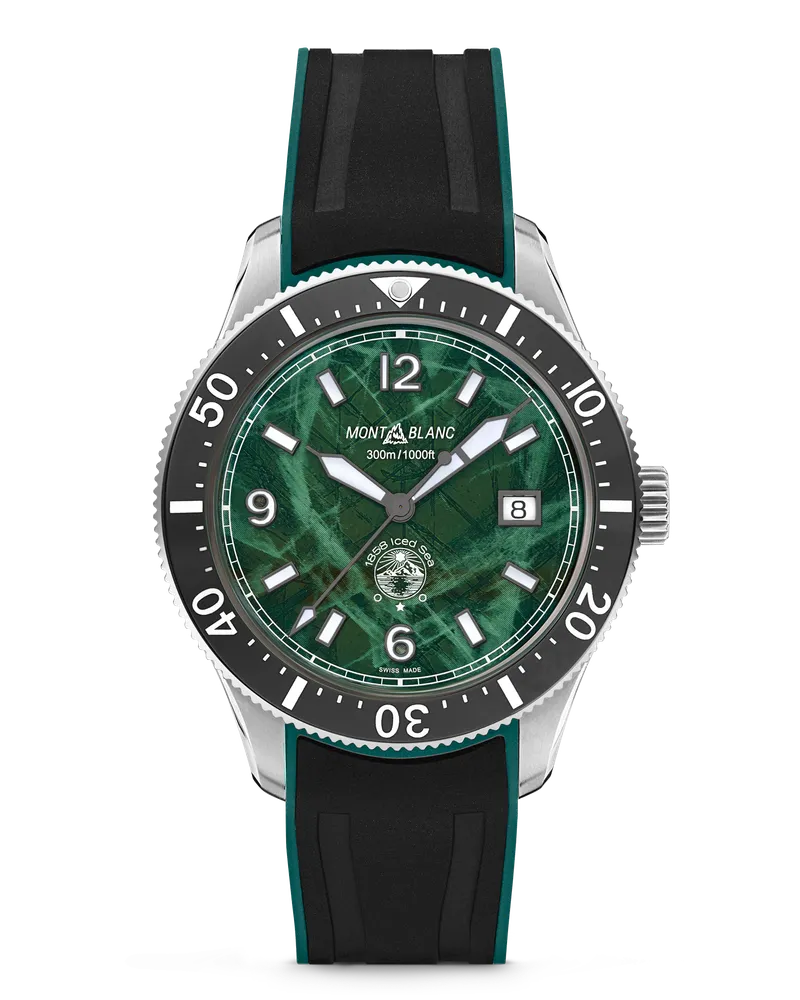 Montblanc Montblanc Iced Sea Automatic Date - Grün - Stahl - Keramik - MB130810 - Uhr Grün