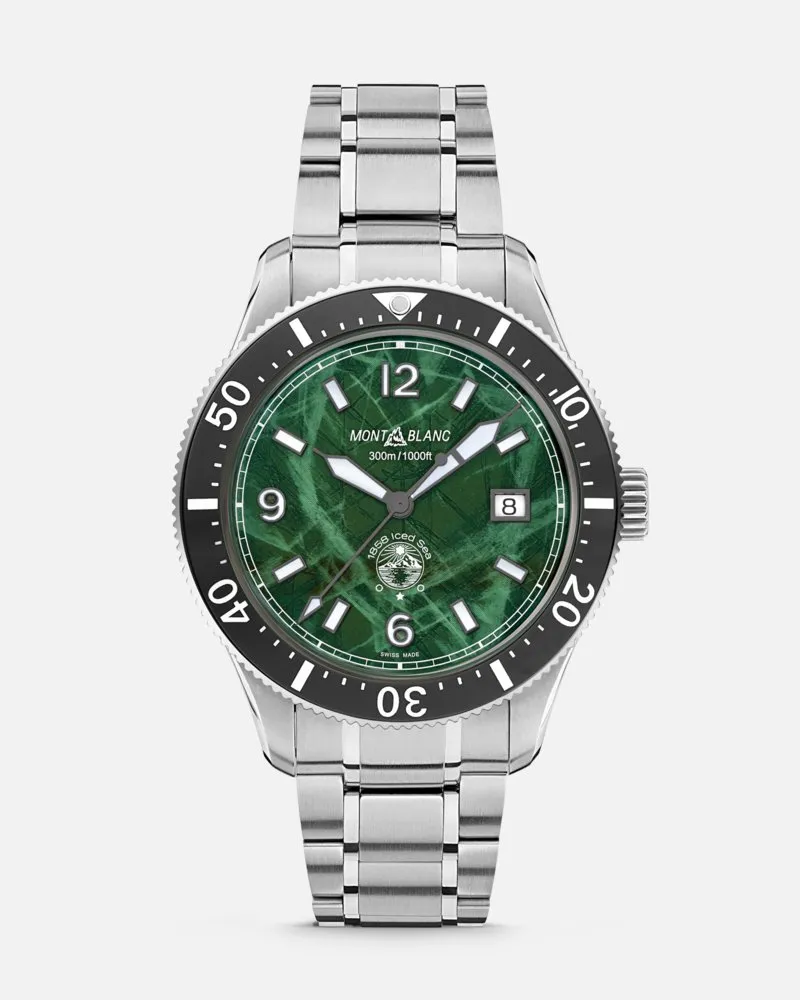 Montblanc Montblanc Iced Sea Automatic Date - Armbanduhren - Grün Grün